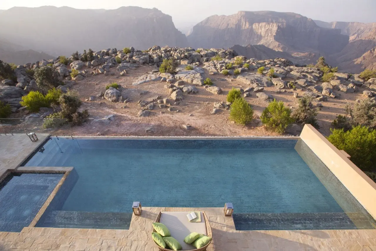 Anantara_Al_Jabal_Al_Akhdar_Resort_Guest_room_Three_Bedroom_Royal_Mountain_Villa_Private_Pool_View_From_Balcony