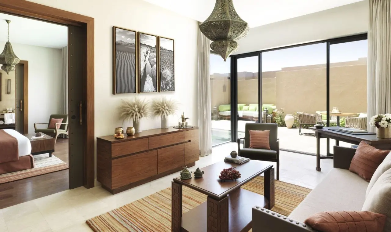 Anantara_Al_Jabal_Al_Akhdar_Resort_Guest_room_One_Bedroom_Garden_Pool_Villa_Living_Room