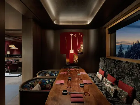 Six Senses Crans-Montana Byakko Private Dinner Room ©Six Senses Hotels Resorts & Spas