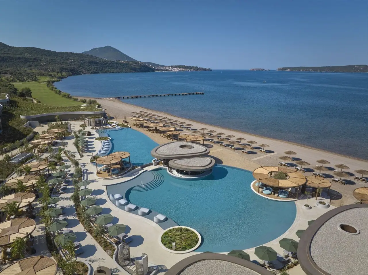 Mandarin Oriental, Costa Navarino - Ormos Beach Club Aerial