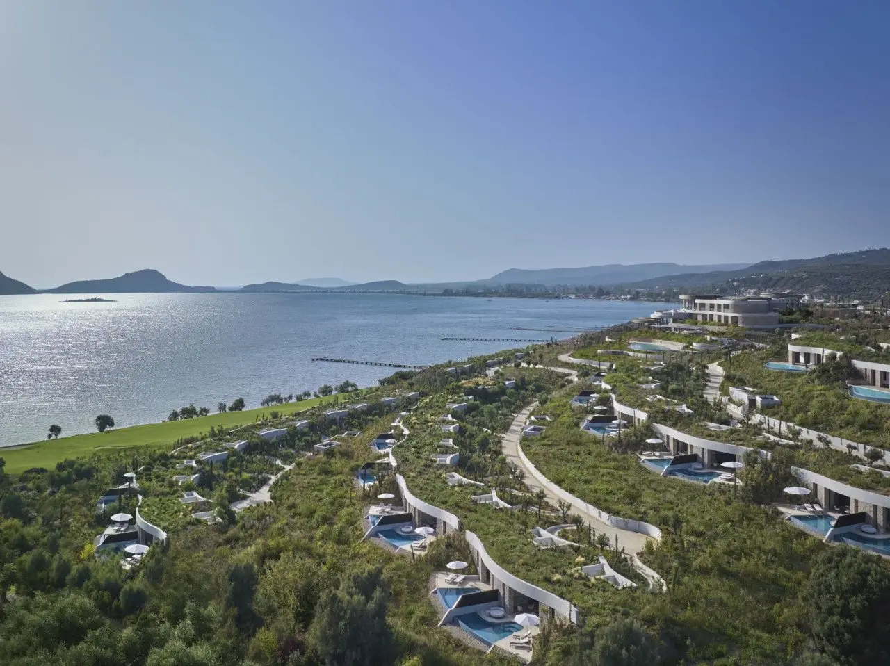 Mandarin Oriental, Costa Navarino Aerial