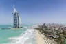 Burj Al Arab Jumeirah - Jumeirah Beach Hotel  - Jumeirah Al Naseem - Private Beach - Drone-retouched