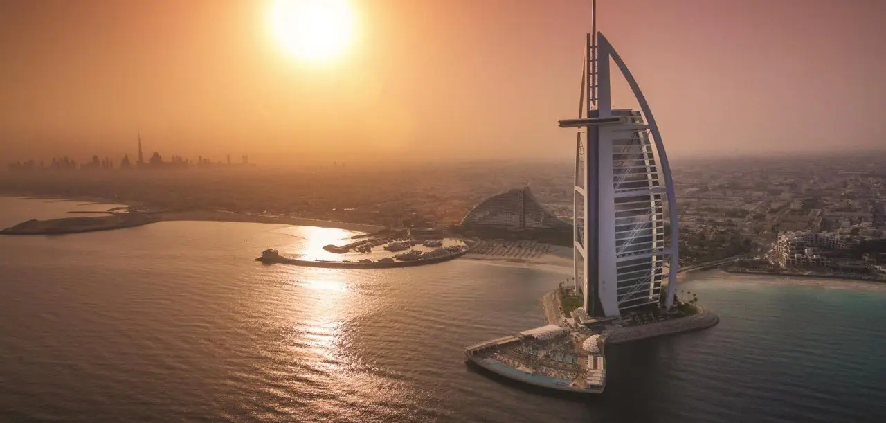 Burj-Al-Arab-Jumeirah-The-Terrace-Aerial-Sunset-1-Copy-e1518777047357