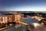 Amanzoe, Greece - Bar, Fire pit, View, Sunset, Aerial_16245_edit