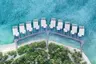 Amilla Fushi - Lagoon   Wellness Tree House - Aerial view