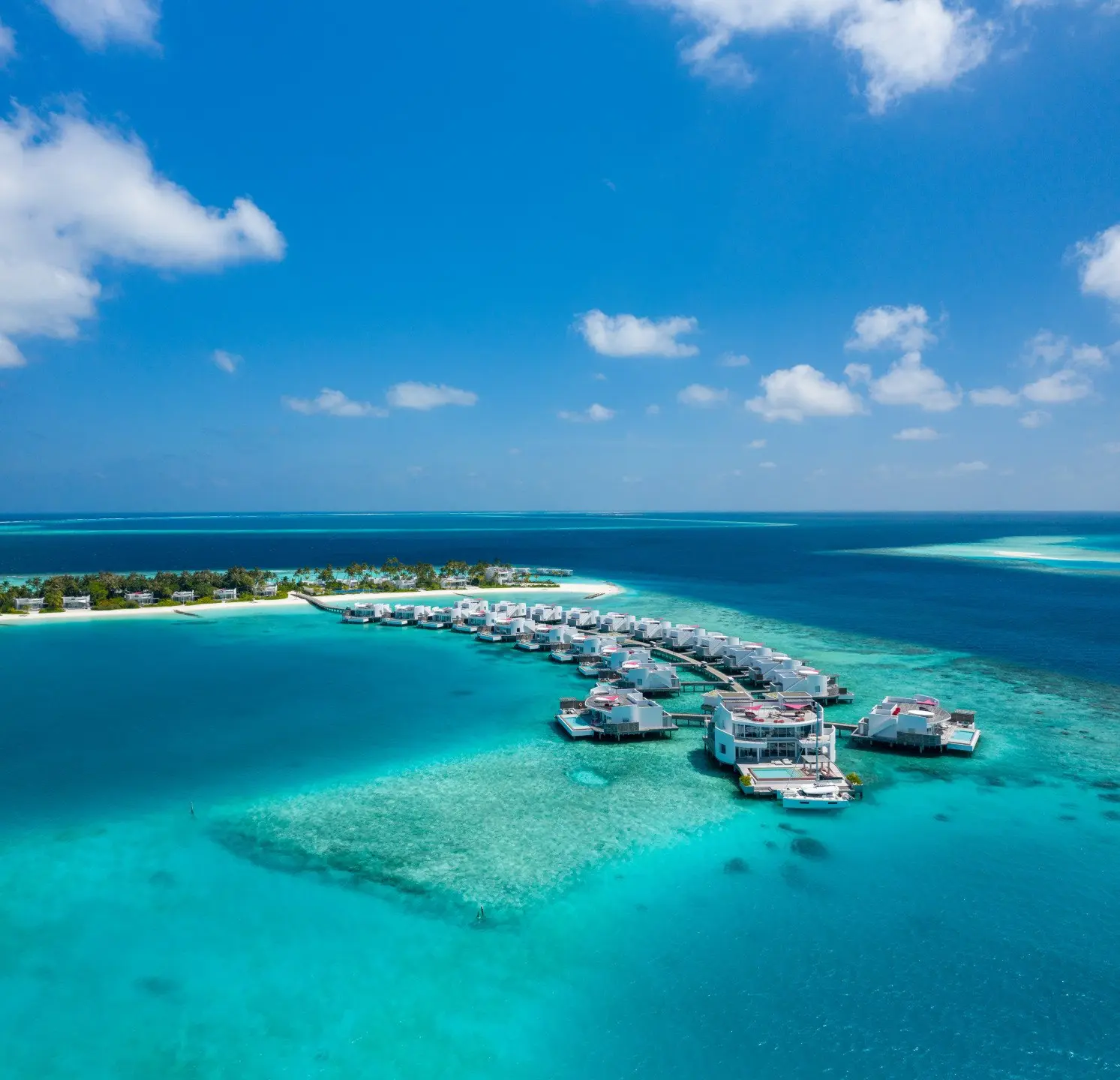 Jumeirah Maldives - Aerial Overview 