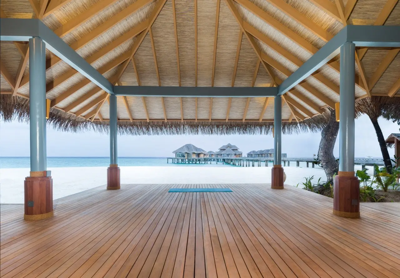 5. Vakkaru Maldives Yoga Pavilion Interior