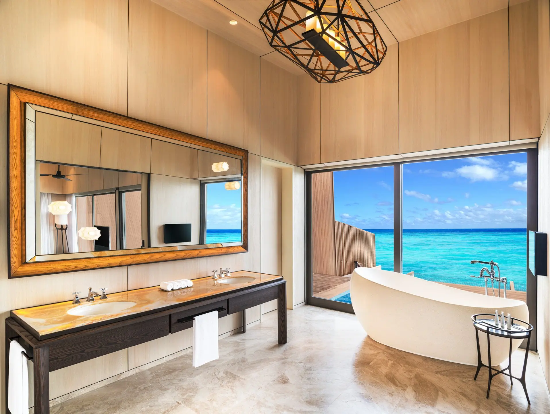 Overwater Villa with Pool - Bathroom