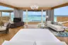 Duplex Overwater Pool Villa - Bedroom In-Out Shot