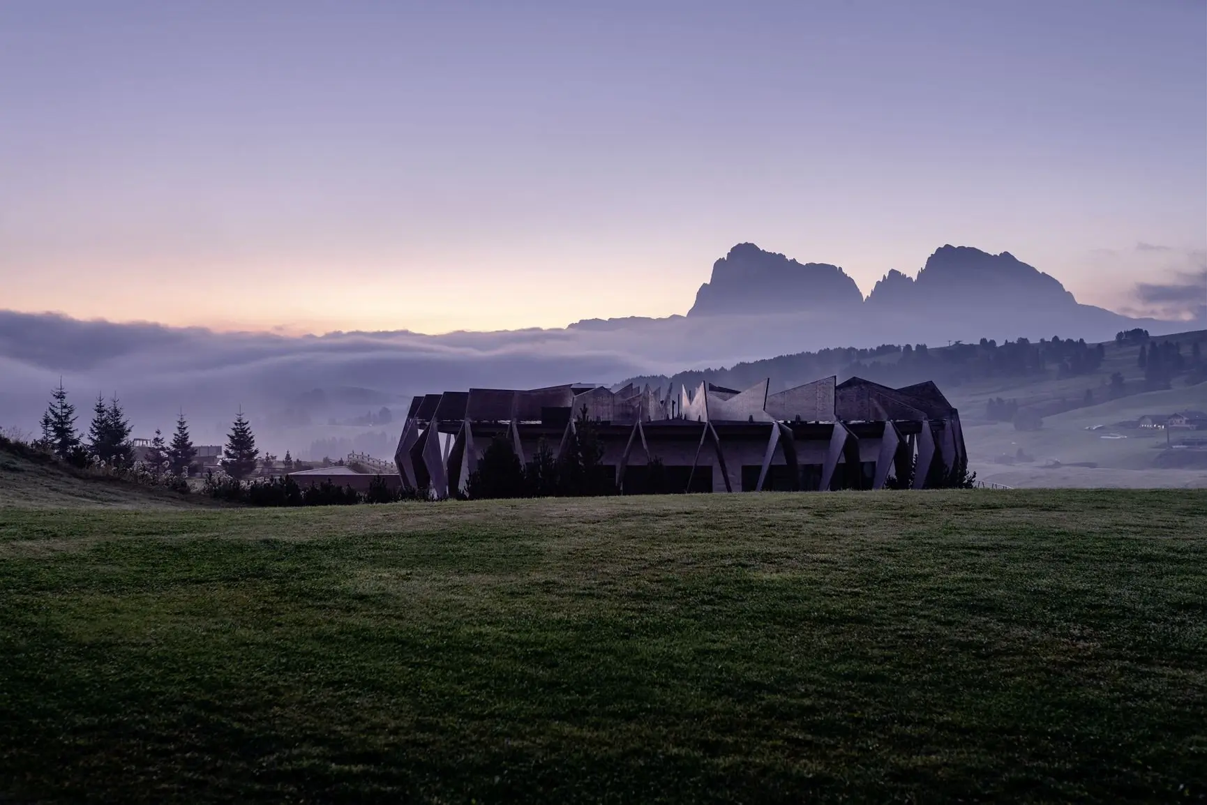 AC Alpina Chalet exterior morning