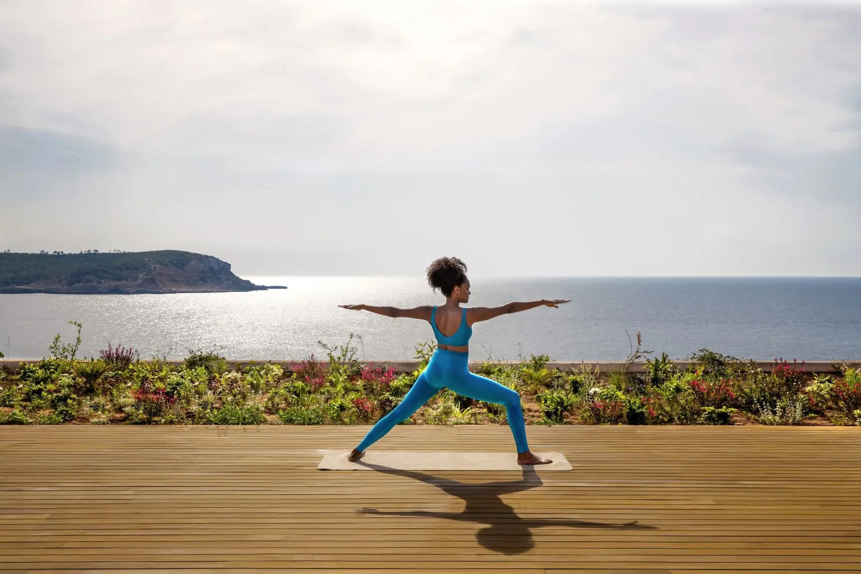 Yoga Deck with view