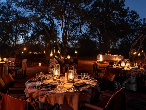 Singita Ebony Lodge_Bush Dinner