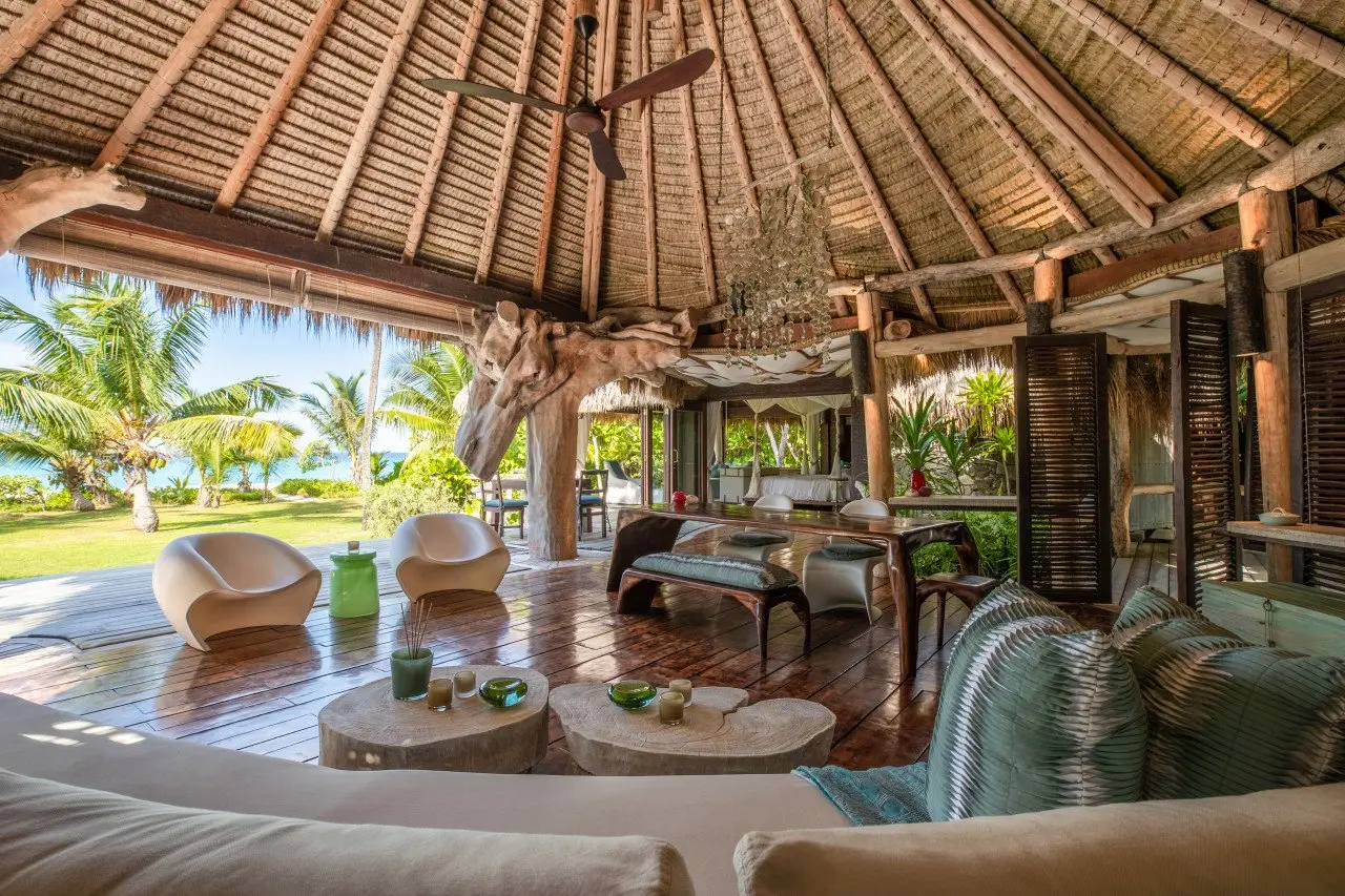 North Island -  Beachfront Villa  Living Room