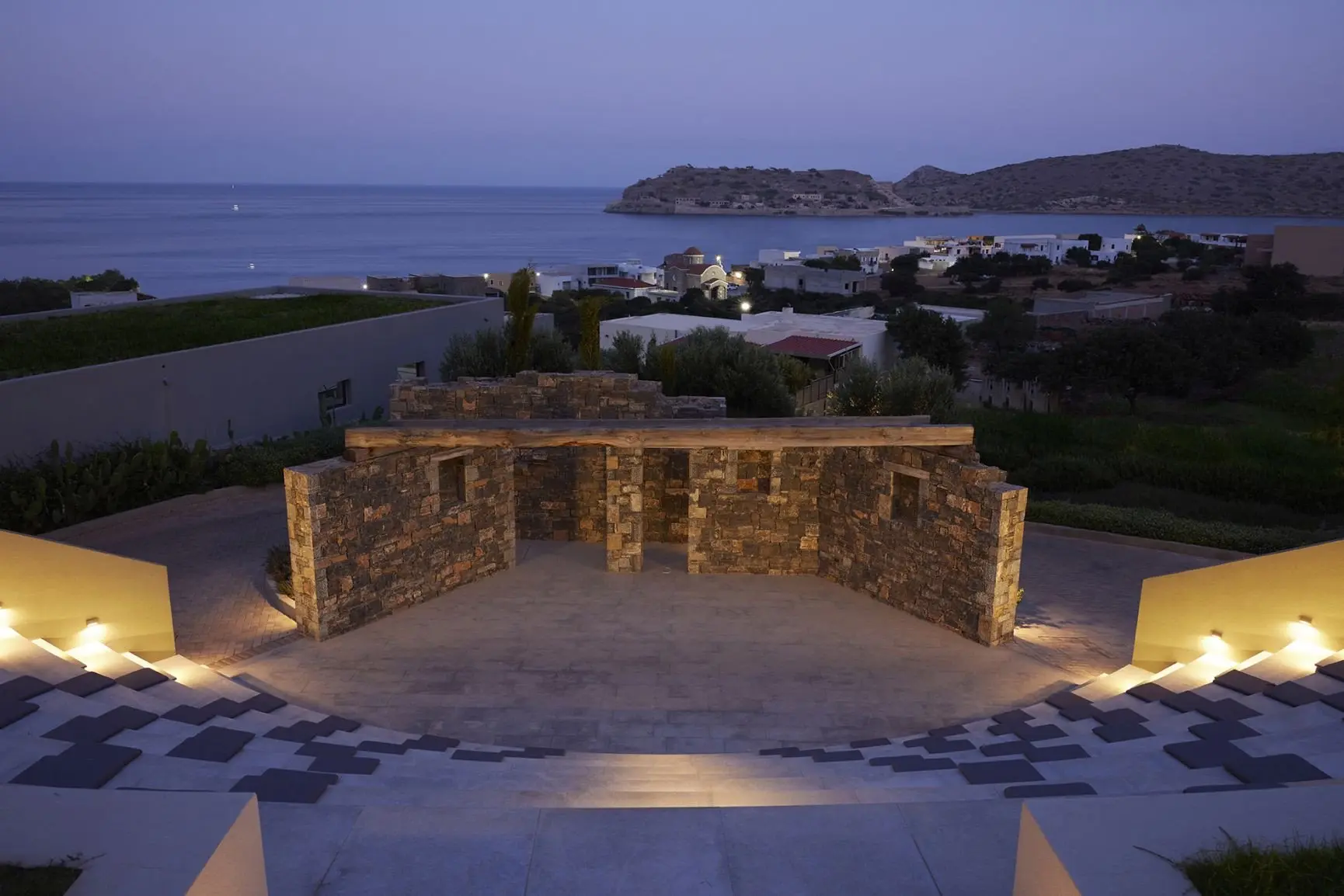 Cayo Amphitheatre- Evening Top view