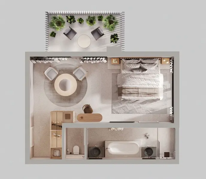 Jade & Opal Suite Floorplan