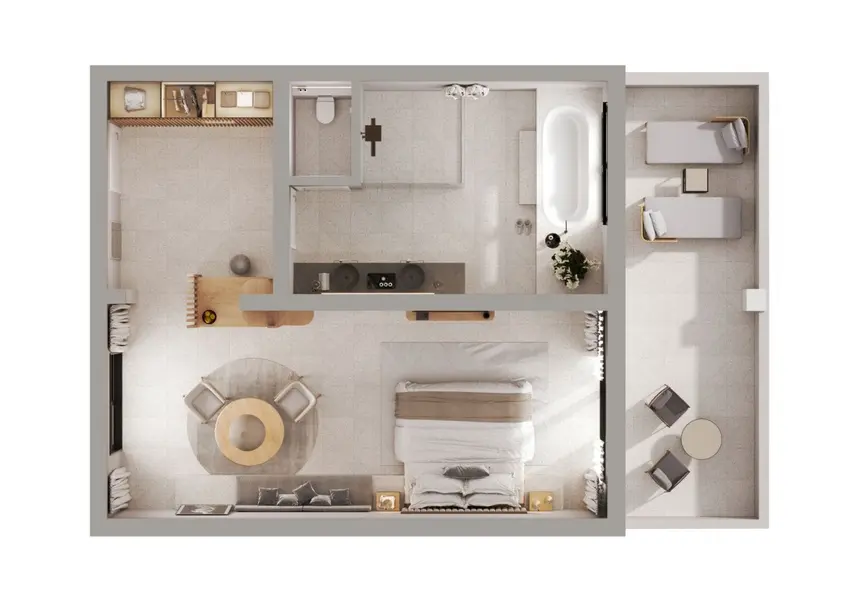 Grand Opal Suite Floorplan