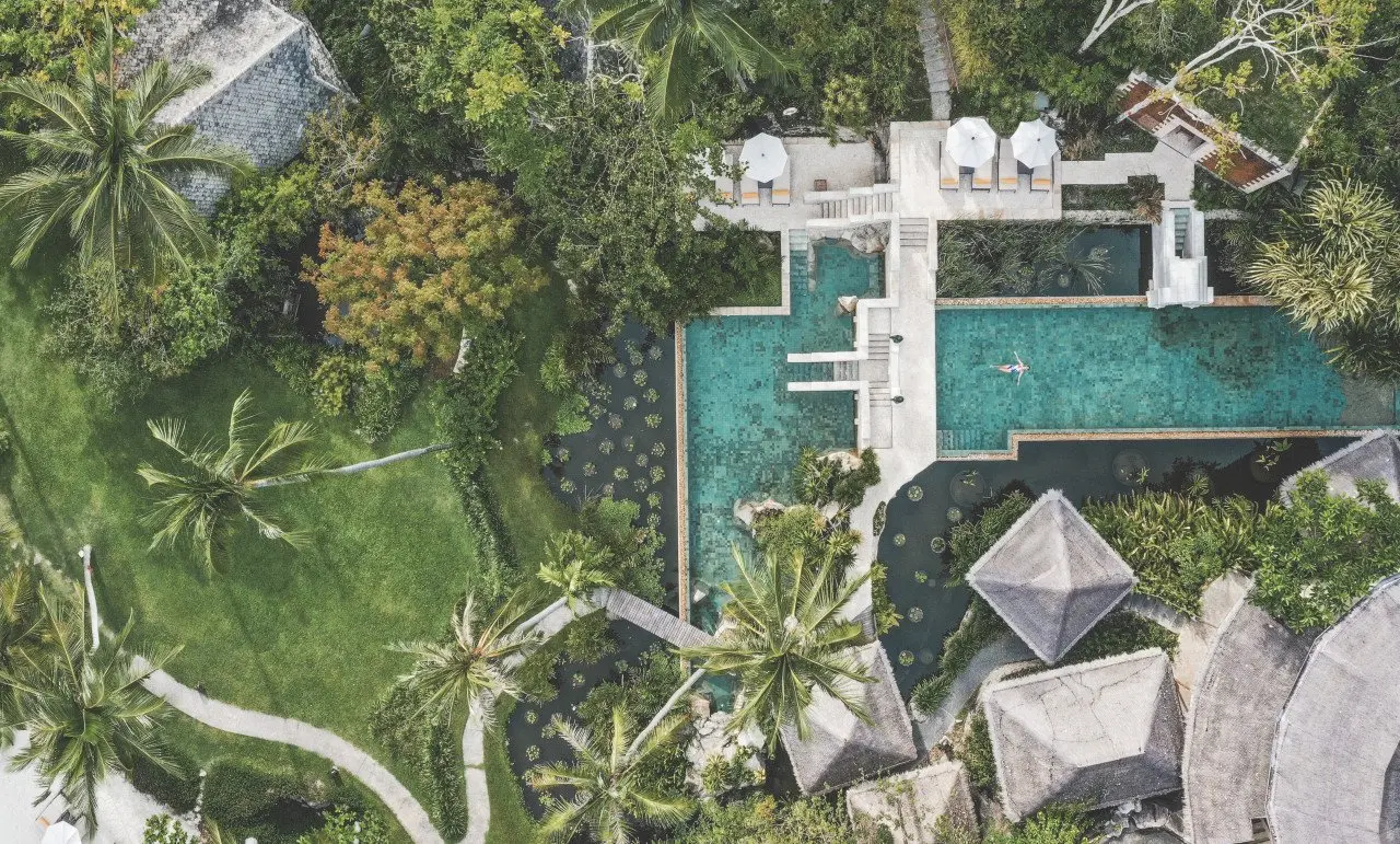 Leisure Pool Aerial View