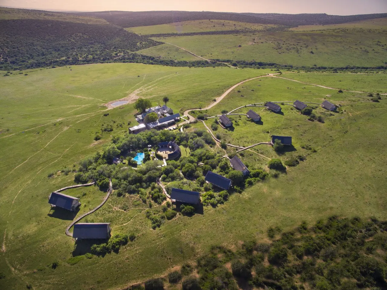 Gorah - Aerial View of Camp Layout