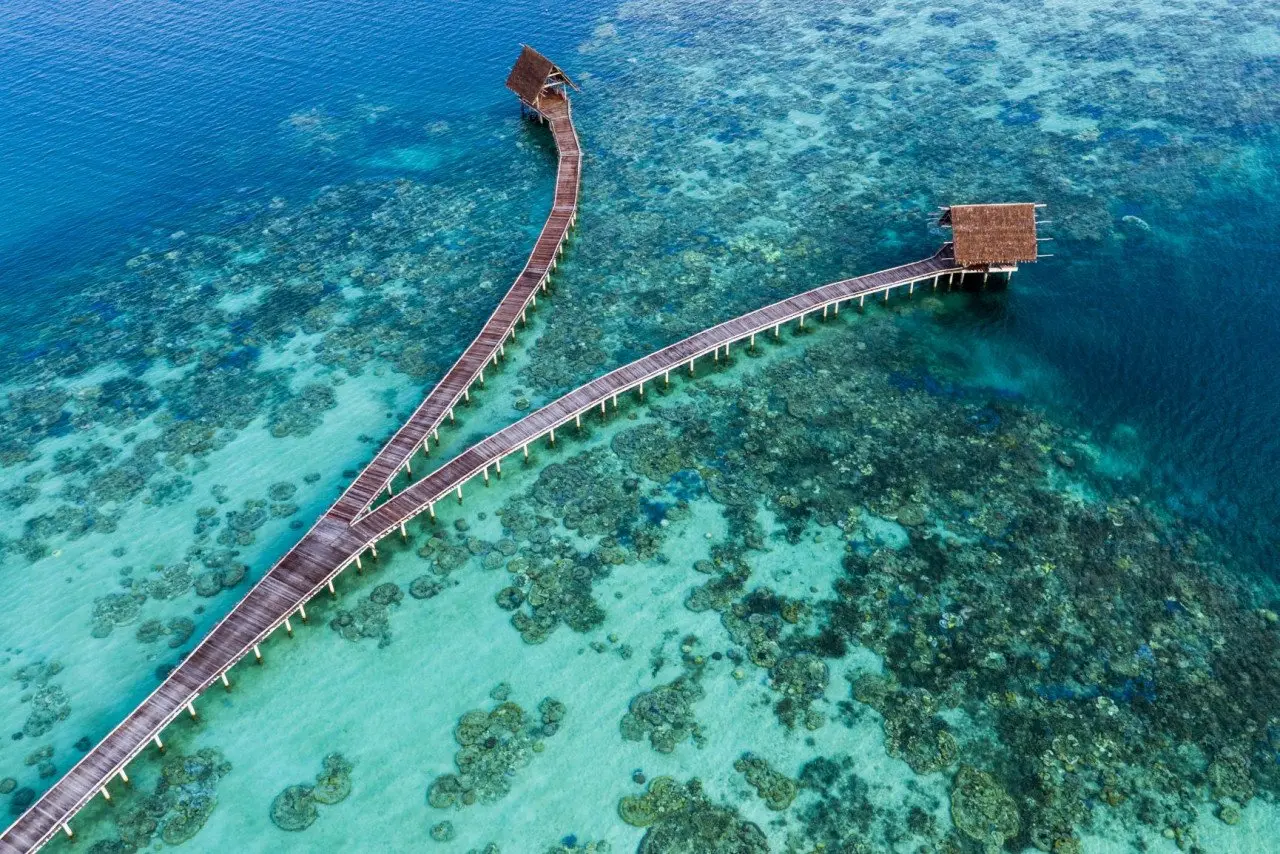 aerial_wooden_jetty_with_thatched_roof_coral_reefs_lagoon