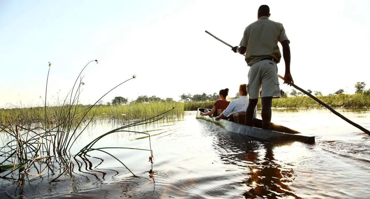 Botswana-Xaranna-Experience-Mokoro-ride-with-guide