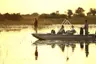 Botswana-Nxabega-Okavango-Delta-Camp-Exerience-Boat-cruise-fishing-at-sunset