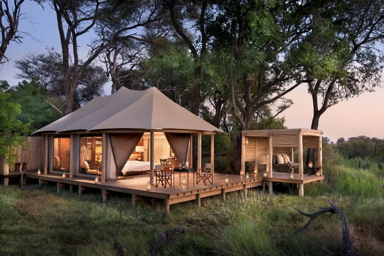 Botswana-Nxabega-Okavango-Tented-Camp-Tent-exterior