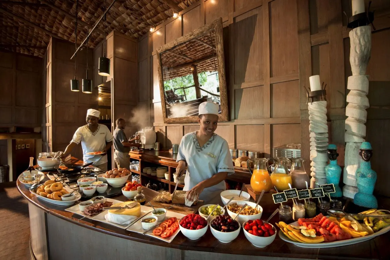 Tanzania-Lake-Manyara-Tree-Lodge-Guest-area-Interactive-kitchen-with-butler-1