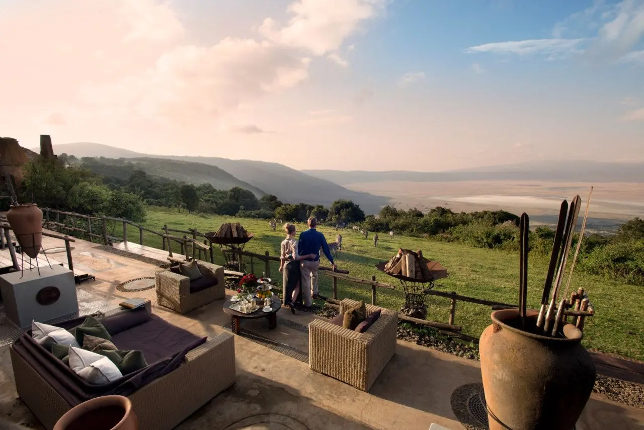 Tanzania-Ngorongoro-Crater-Lodge-Guest-area-South-Camp-Veranda-at-sunset-6