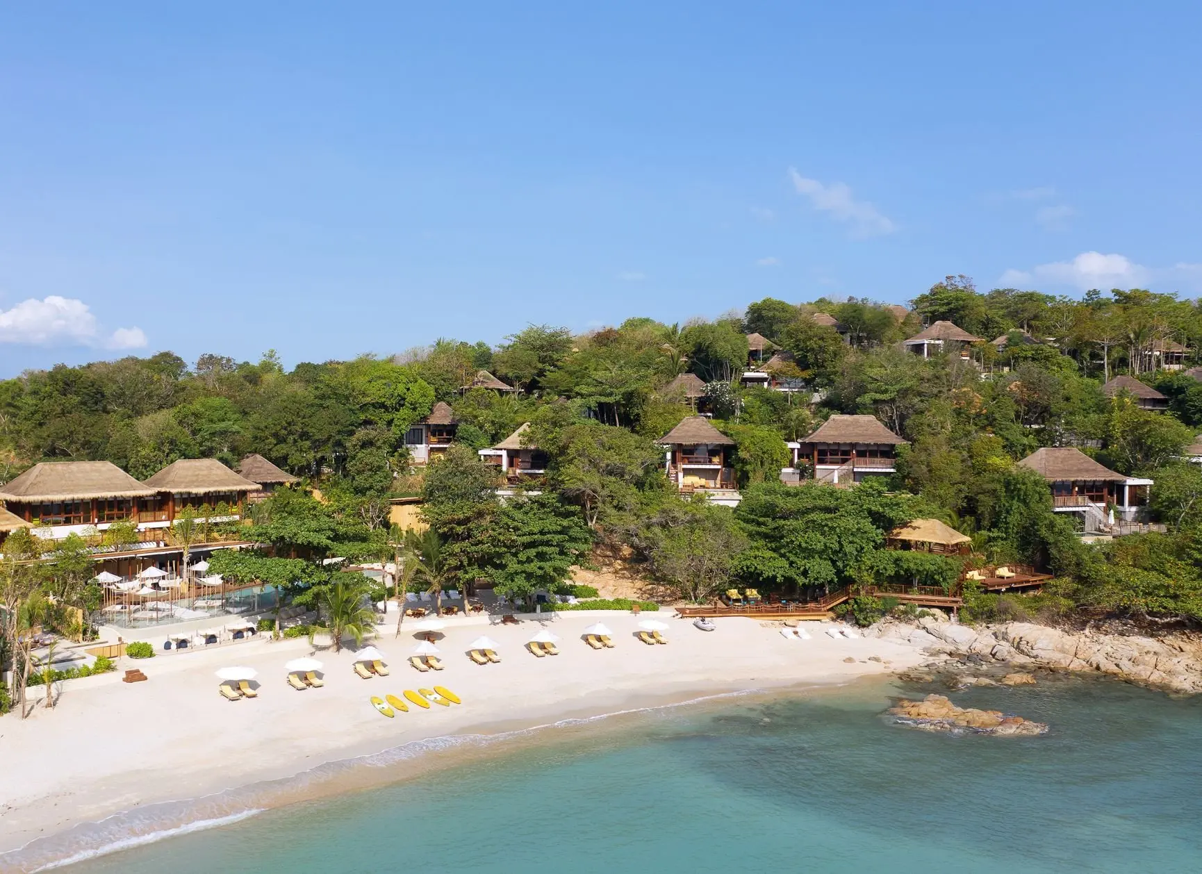 Drift at The Beach Overview Shot Six Senses Samui