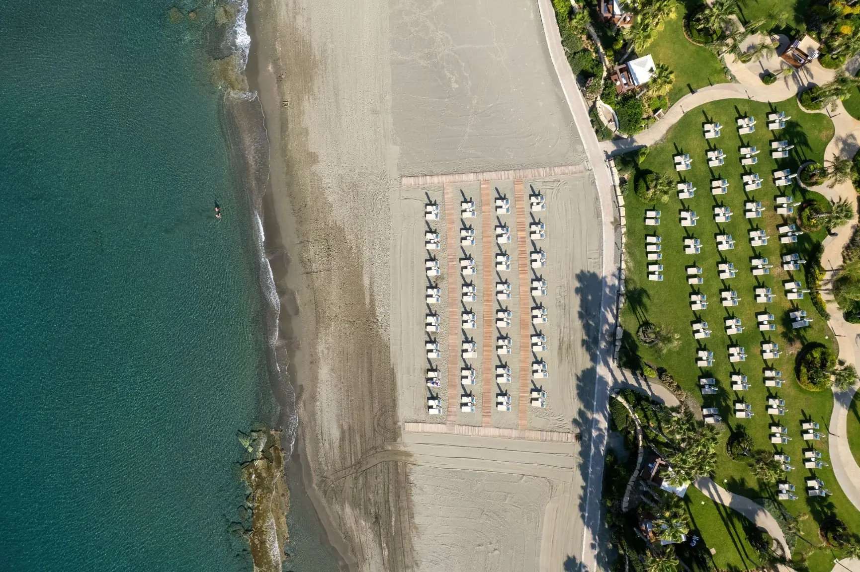 Parklane Limassol - Facilities - Beach Aerial 01 HR