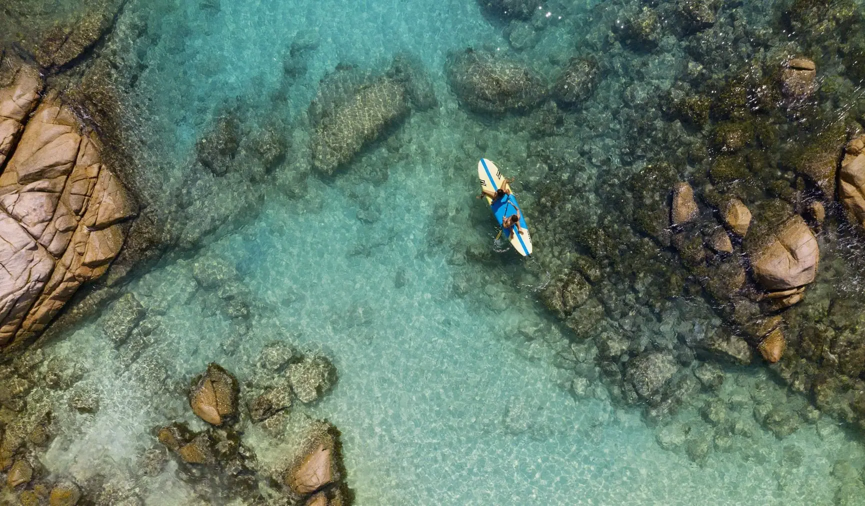 Paddle Boarding Couple