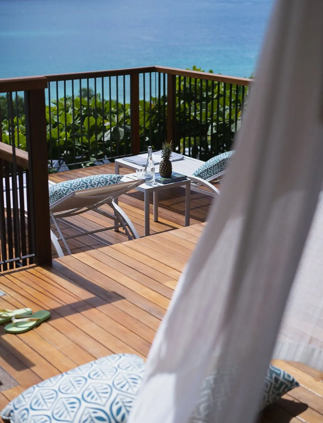 Ocean View Villa Sunbeds