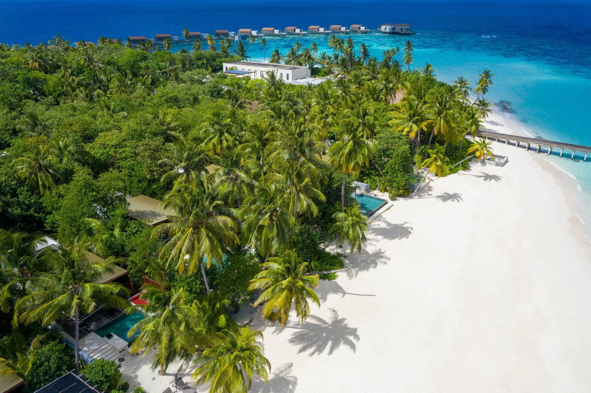 Aerial-View-Park Hyatt Maldives-Beach Villas-5