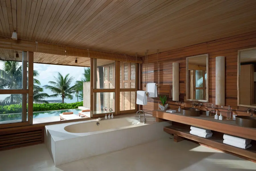 Ocean View Duplex Pool Villa Bathroom