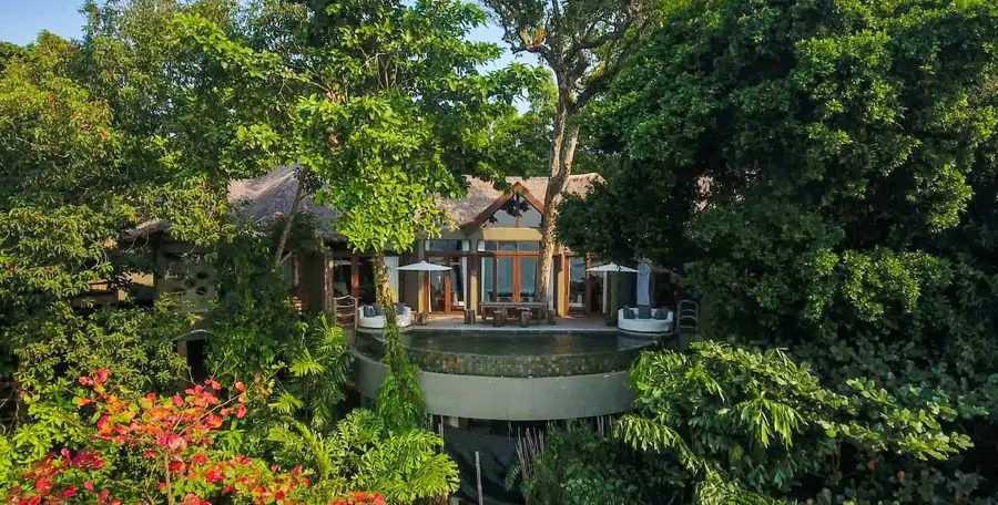 Two bedroom Jungle villa aerial 2