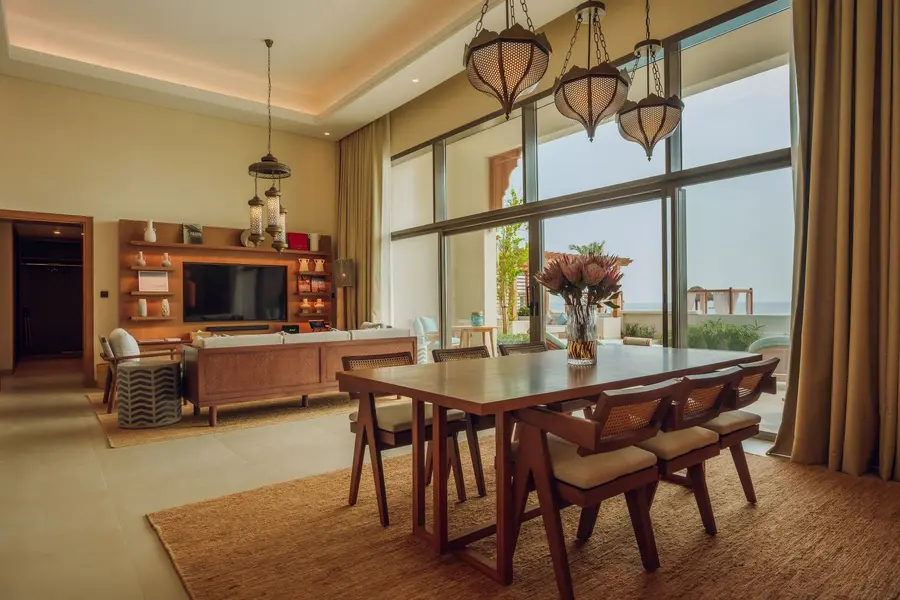 Naama Beach Villas & Spa - One bedroom pool villa - living room