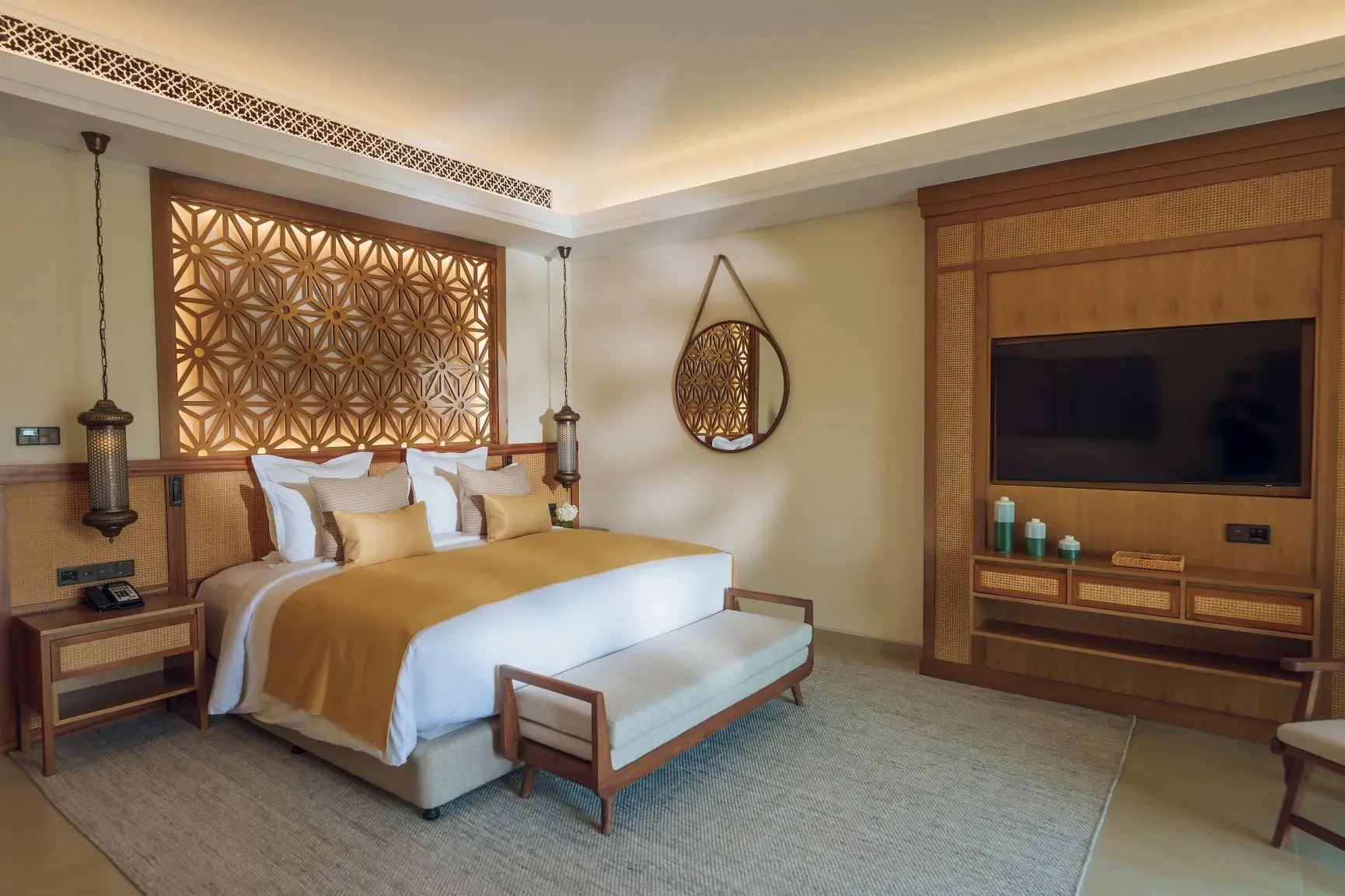 Naama Beach Villas & Spa - Two bedroom pool villa - primary bedroom