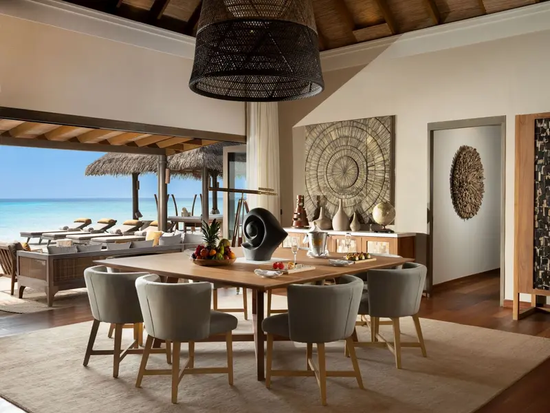 8. Vakkaru Overwater Residence - Dining Area