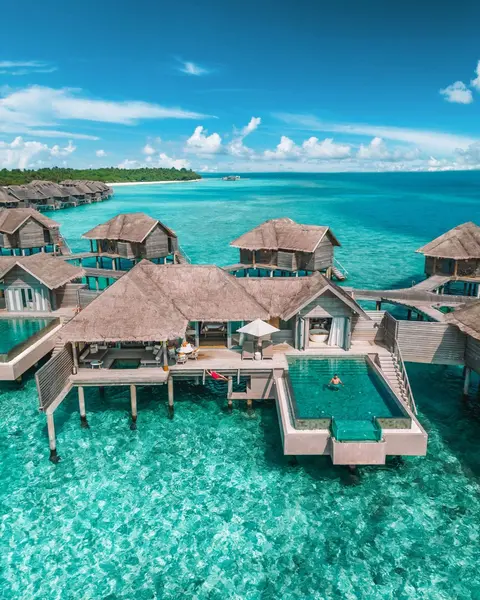 One Bedroom Overwater Pool Residence - Aerial