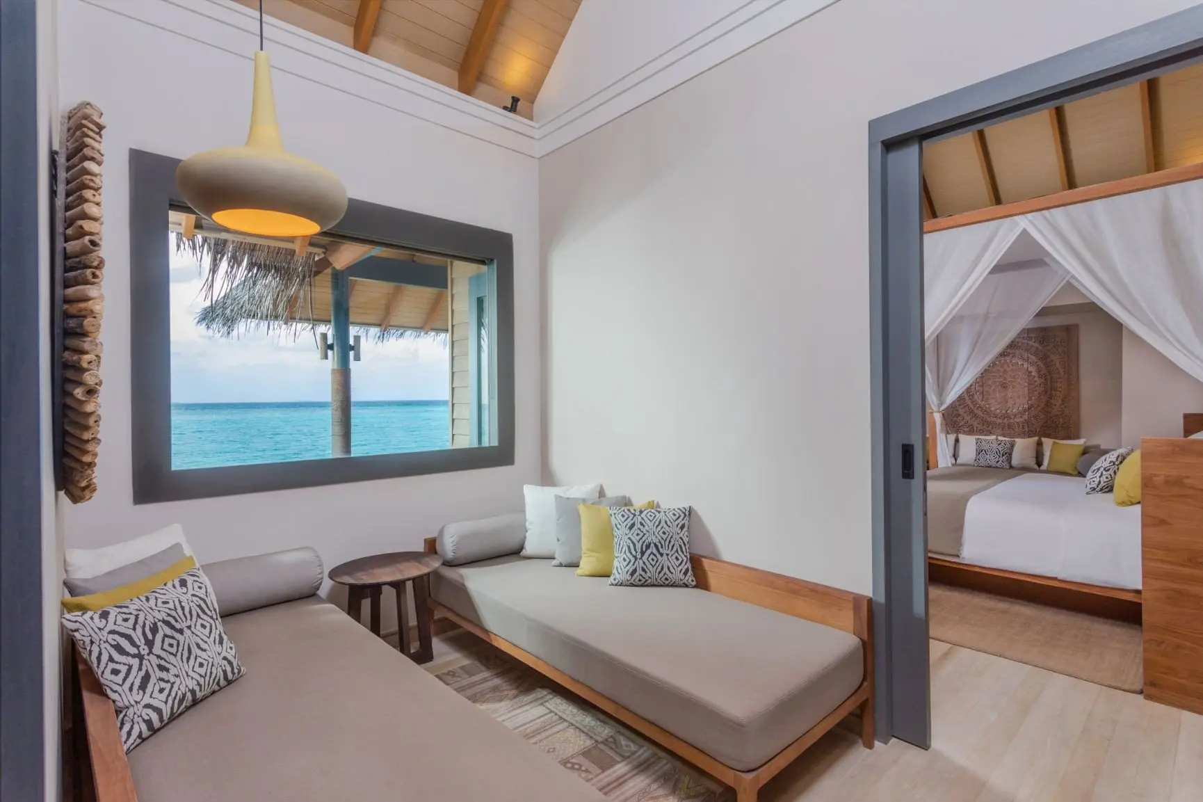 Over Water Family Pool Villa_Children Sleeping Area