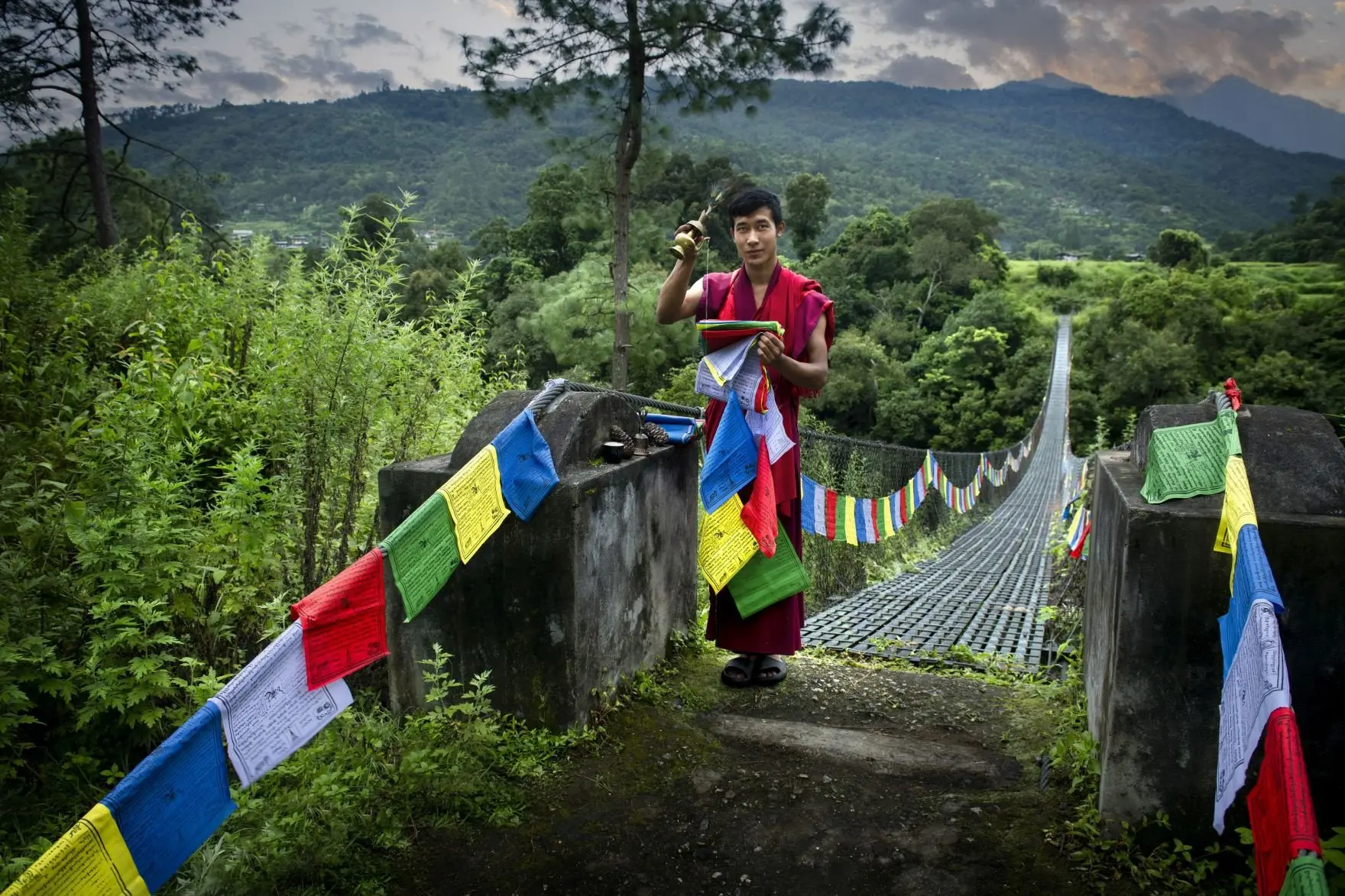 Bhutan_Punakha_River_Lodge_Suspension_Bridge _3_