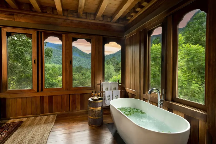 Bhutan-Punakha-River-Lodge-Tented-Suite-Bath