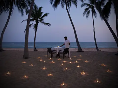 Amanwella, Sri Lanka - Private Dining, Evening on the Beach