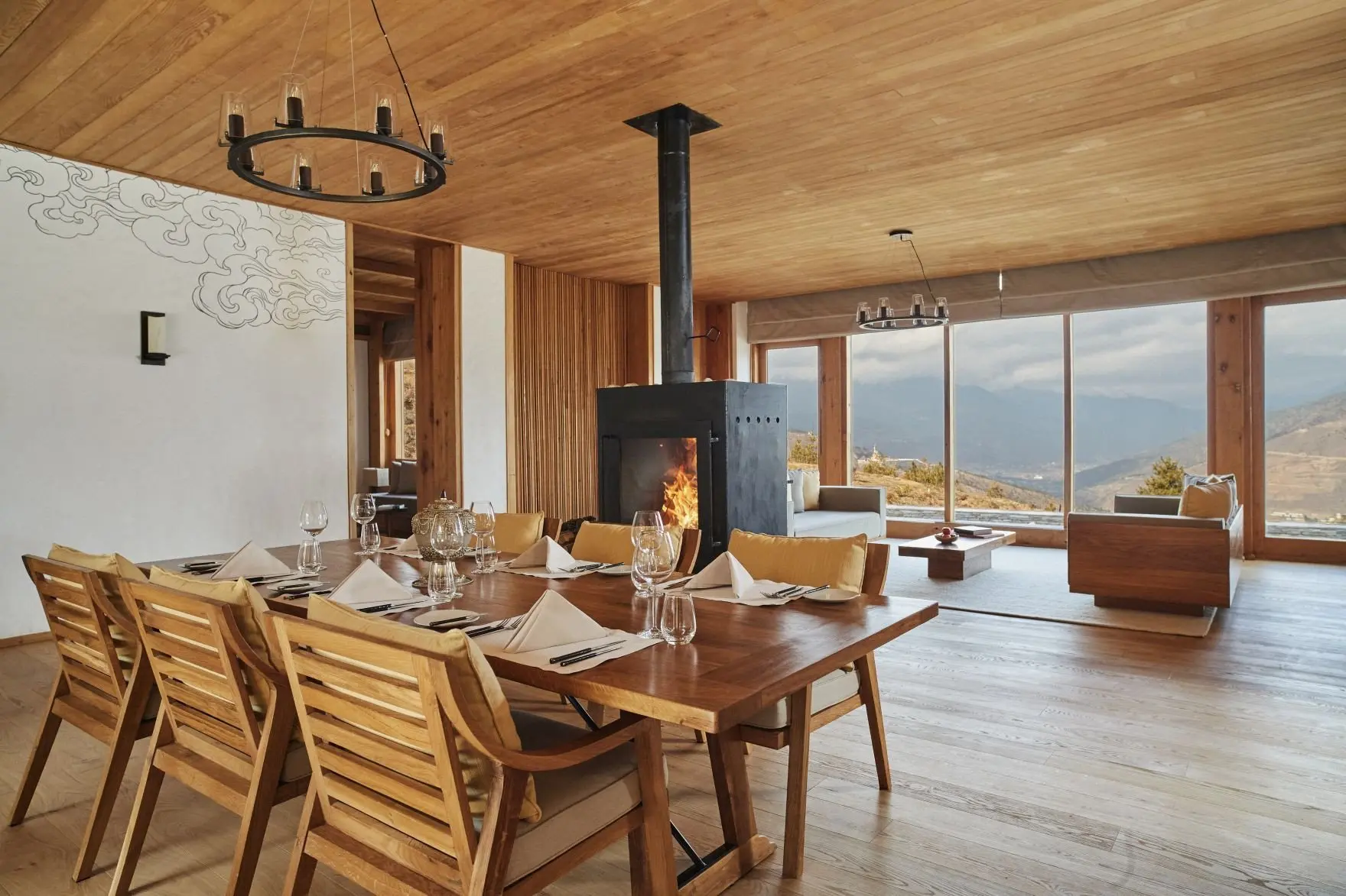 Two-Bedroom Villa Living Room Thimphu
