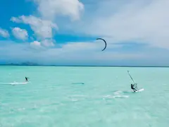 Amanpulo, Philippines - Watersport, Kitesurfing, In the lagoon 1_22502