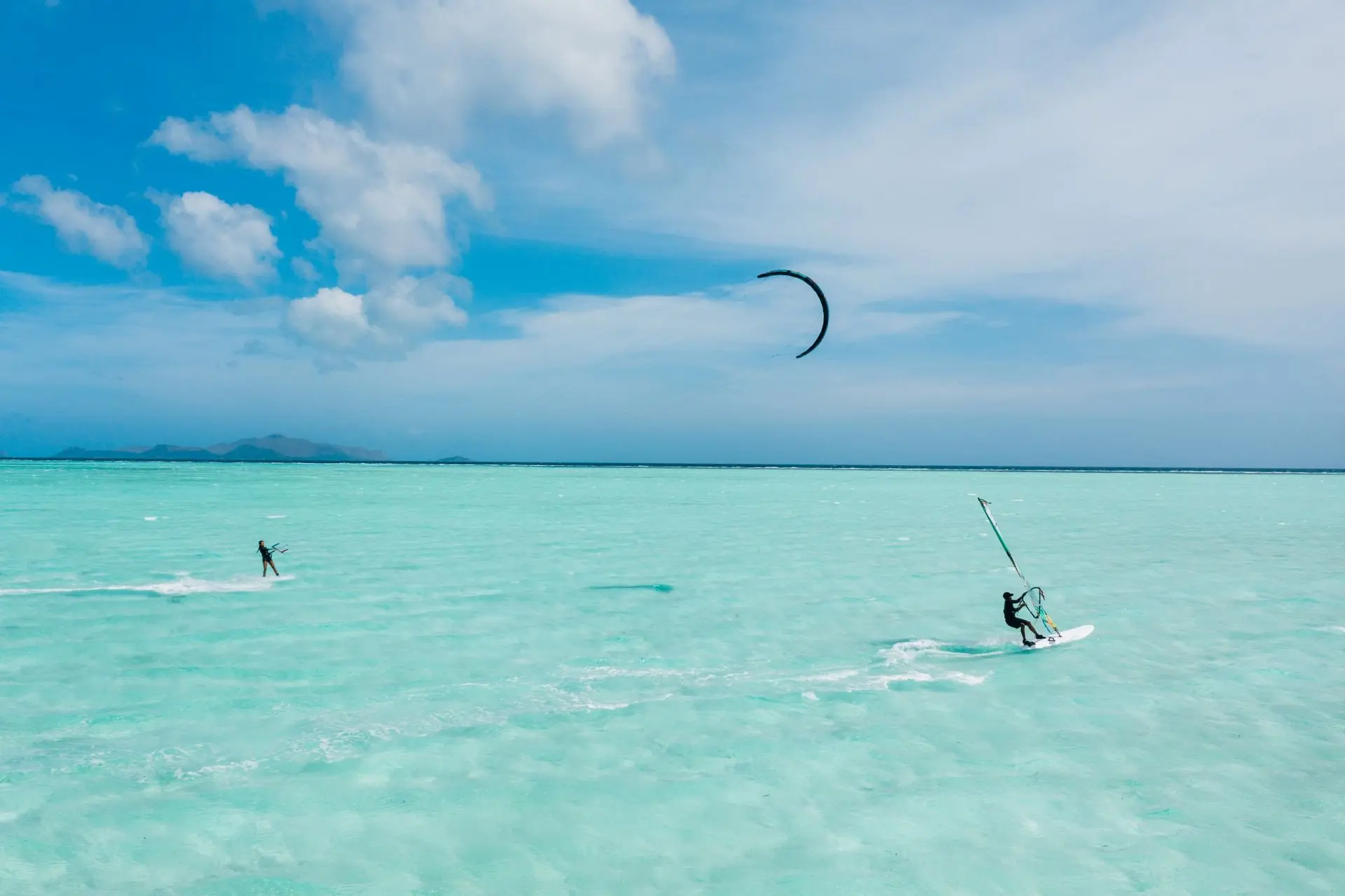 Amanpulo, Philippines - Watersport, Kitesurfing, In the lagoon 1_22502