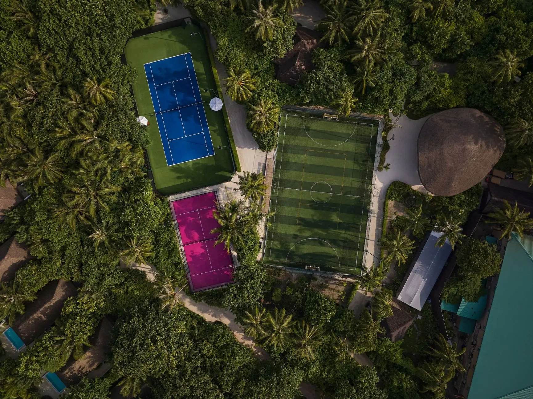 Seaside Finolhu_Tennis_Padel Tennis_Multicourt