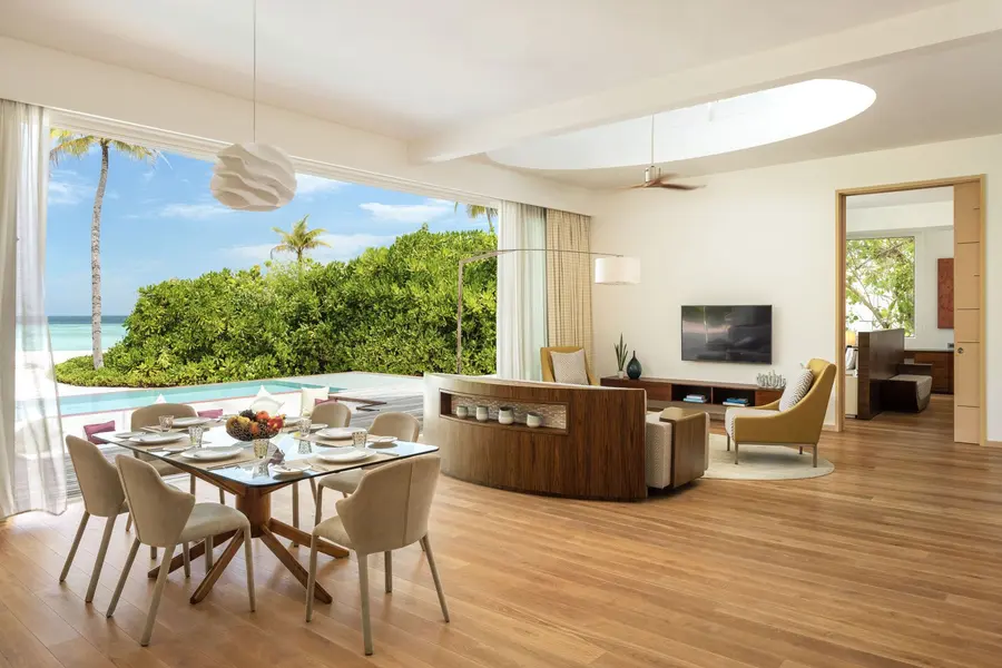 High_resolution_300dpi-Jumeirah Maldives - Two Bedroom Beach Living Room