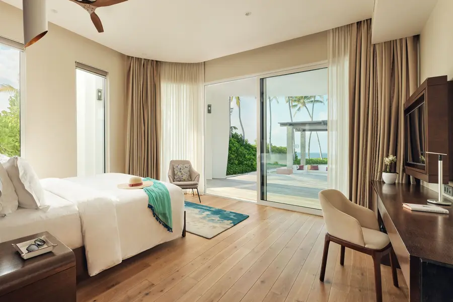 High_resolution_300dpi-Jumeirah Maldives - Miri - Three Bedroom Beach Retreat - Bedroom Ground Floor