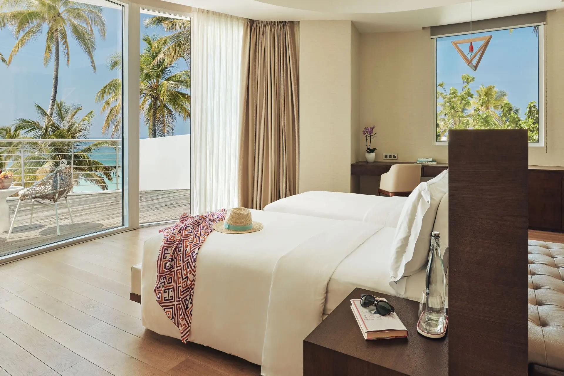 High_resolution_300dpi-Jumeirah Maldives - Miri - Three Bedroom Beach Retreat - Twin Bedroom